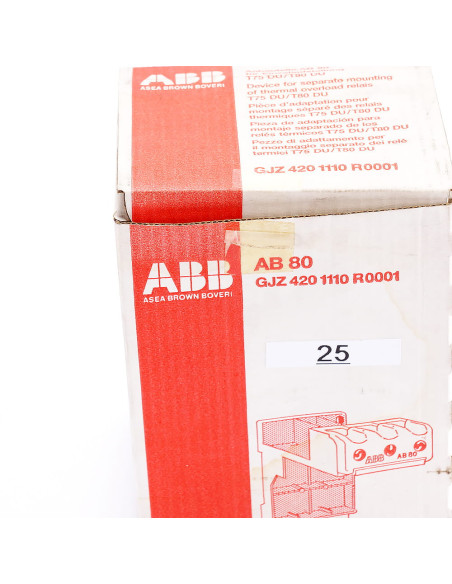 Przekaźnik przeciążeniowy termiczny, AB 80, ABB | Elektryka | Eshop Dopak | Wszystko dla Przemysłu