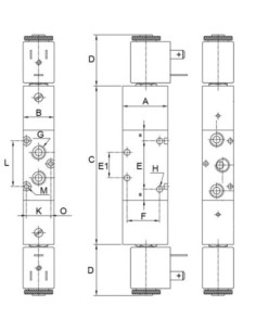 Elektrozawór pneumatyczny rozdzielający 5/2 G 3/8 bistabilny, AZ Pneumatica | Pneumatyka | Eshop Dopak | Wszystko dla Przemysłu 2