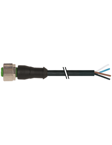Konektor M12 jest podłączony do kabla pod numerem 7000-12221-6140250 | Przewody i Złącza | Eshop Dopak | Wszystko dla Przemysłu