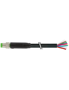 M8 damski 0° na kabel 7000-08921-6960150 | Przewody i Złącza | Eshop Dopak | Wszystko dla Przemysłu