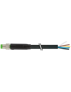 M8 damski 0° na kabel 7000-08901-6950500 | Przewody i Złącza | Eshop Dopak | Wszystko dla Przemysłu