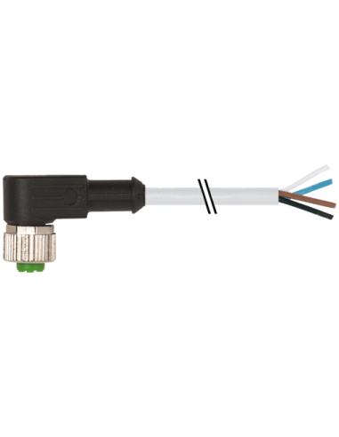Konektor M12 żeński, katowy z wolnymi kablami 7000-12341-2140750 | Przewody i Złącza | Eshop Dopak | Wszystko dla Przemysłu