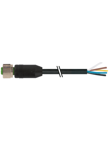 M12 żeńskie 0° do kabla 7999-12241-7741000 | Przewody i Złącza | Eshop Dopak | Wszystko dla Przemysłu