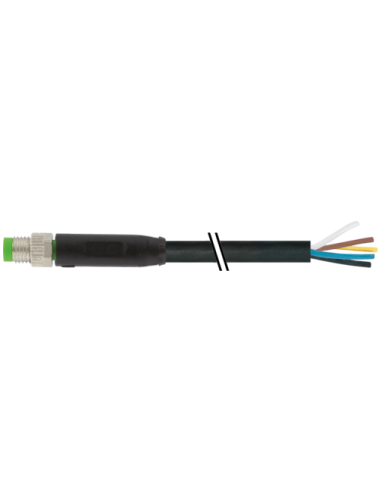 M8 damski 0° na kabel 7000-08901-6951000 | Przewody i Złącza | Eshop Dopak | Wszystko dla Przemysłu