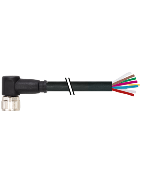 M8 żeński 90° do kabla 7000-08971-6960500 | Przewody i Złącza | Eshop Dopak | Wszystko dla Przemysłu