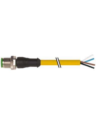 Konektor M12 męski 7000-12021-0340150 | Przewody i Złącza | Eshop Dopak | Wszystko dla Przemysłu