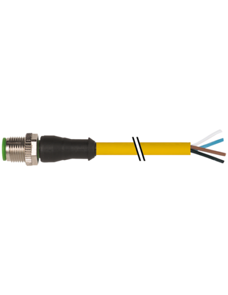Konektor M12 męski 7000-12021-0340150 | Przewody i Złącza | Eshop Dopak | Wszystko dla Przemysłu