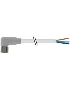 Konektor M8 żeński, katowy z wolnym kablem 7014-08081-2100750 | Przewody i Złącza | Eshop Dopak | Wszystko dla Przemysłu