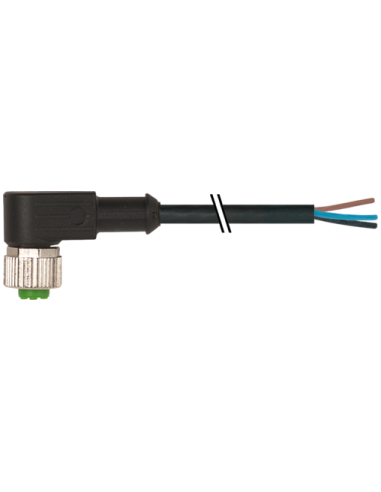 Konektor M12 żeński, katowy z wolnymi kablami 7000-12321-6130200 | Przewody i Złącza | Eshop Dopak | Wszystko dla Przemysłu