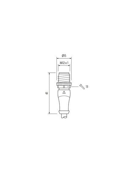 M12 z kablem 7000-12021-6140030 | Przewody i Złącza | Eshop Dopak | Wszystko dla Przemysłu