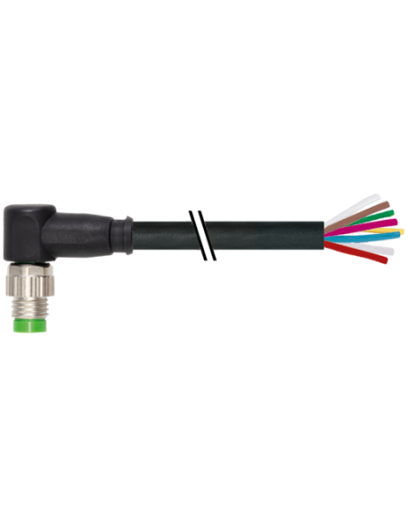 Złącze M8 męskie 90° do kabla drewnianego 7000-08931-6961000 | Przewody i Złącza | Eshop Dopak | Wszystko dla Przemysłu