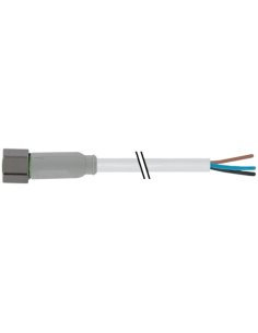 Konektor M8 żeński, prosty z wolnym kablem 7014-08041-2100500 | Przewody i Złącza | Eshop Dopak | Wszystko dla Przemysłu