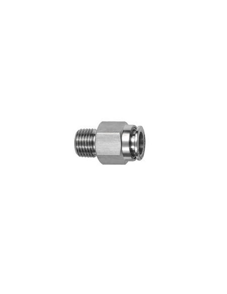 Złączka pneumatyczna wtykowa prosta R 3/8 GZ do węża fi 10 mm, stal nierdzewna 316L | Pneumatyka | Eshop Dopak | Wszystko dla Pr