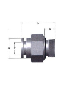 Złączka pneumatyczna wtykowa prosta do węża fi 8 mm, G 1/8 GZ, stal nierdzewna 316L | Pneumatyka | Eshop Dopak | Wszystko dla Pr 2