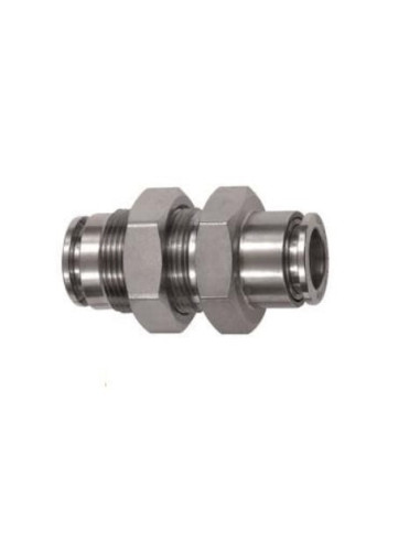 Złączka wtykowa grodziowa M16x1 do węża fi 8 mm, stal nierdzewna 316L | Pneumatyka | Eshop Dopak | Wszystko dla Przemysłu