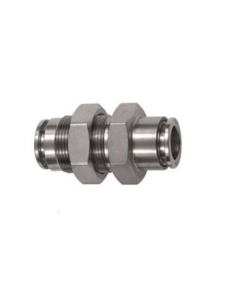 Złączka wtykowa grodziowa M16x1 do węża fi 8 mm, stal nierdzewna 316L | Pneumatyka | Eshop Dopak | Wszystko dla Przemysłu