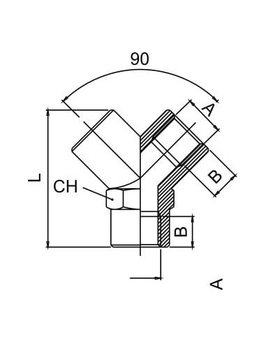 Trójnik gwintowany Y WWW 3 x G 1/2 GW, mosiądz niklowany | Hydraulika | Eshop Dopak | Wszystko dla Przemysłu