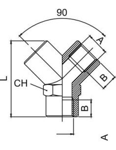 Trójnik gwintowany Y WWW 3 x G 1/4 GW, mosiądz niklowany | Hydraulika | Eshop Dopak | Wszystko dla Przemysłu 2
