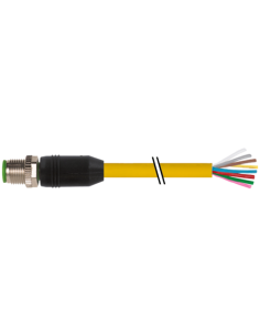 M12 męski 0° na kabel 7000-17001-1141000 | Przewody i Złącza | Eshop Dopak | Wszystko dla Przemysłu