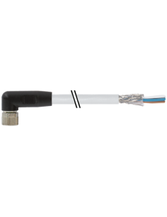 Konektor M8 żeński, katowy z wolnym kablem 7000-08781-2001000 | Przewody i Złącza | Eshop Dopak | Wszystko dla Przemysłu