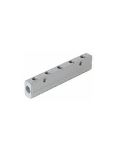 Listwa rozdzielająca gwintowana aluminiowa obustronna, 2 x G 1/2 GW - 3 x G 3/8 GW | Hydraulika | Eshop Dopak | Wszystko dla Prz