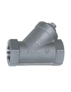 Filtr siatkowy skośny gwintowany G 1 GW, PN40 nierdzewny stal 316, oczko 0,6 mm | Filtry | Eshop Dopak |Wszystko dla Przemysłu
