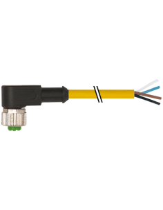 Złącze żeńskie M12 90° na kabel 7000-12341-0341500 | Przewody i Złącza | Eshop Dopak | Wszystko dla Przemysłu