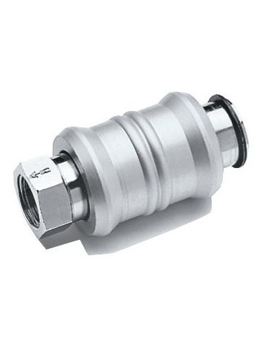 Zawór suwakowy ręczny z odpowietrzeniem G 1/2 GW, PN10 mosiądz niklowany, aluminium, NBR | Hydraulika | Eshop Dopak | Wszystko d