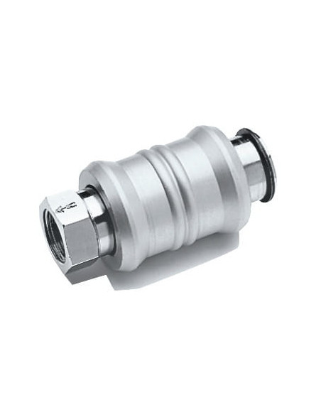 Zawór suwakowy ręczny z odpowietrzeniem G 1/8 GW, PN10 mosiądz niklowany, aluminium, NBR | Hydraulika | Eshop Dopak | Wszystko d