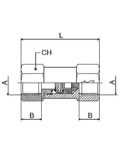 Zawór zwrotny gwintowany G 1/8 GW, PN8 mosiądz niklowany, NBR, ciśnienie otwarcia 0,2 bar | Hydraulika | Eshop Dopak | Wszystko  2