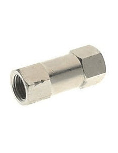 Zawór zwrotny gwintowany G 3/8 GW, PN8 mosiądz niklowany, NBR, ciśnienie otwarcia 0,2 bar | Hydraulika | Eshop Dopak | Wszystko 