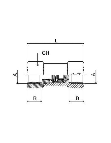 Zawór zwrotny gwintowany G 3/8 GW, PN8 mosiądz niklowany, NBR, ciśnienie otwarcia 0,2 bar | Hydraulika | Eshop Dopak | Wszystko 