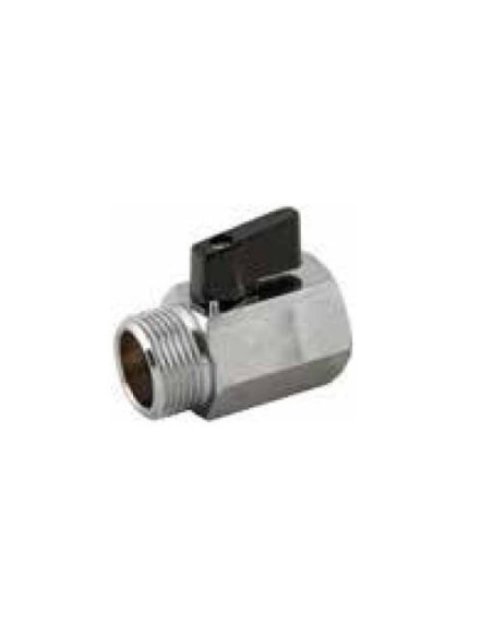 Zawór kulowy mini G 1/4 GZ-G 1/4 GW, PN20 mosiądz niklowany, PTFE | Hydraulika | Eshop Dopak | Wszystko dla Przemysłu