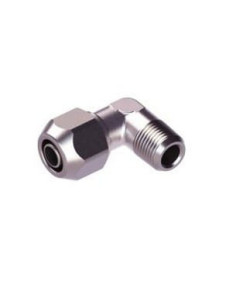Złączka skręcana kątowa do węża fi 6x4 mm R 1/8 GZ, stal nierdzewna 316L | Pneumatyka | Eshop Dopak | Wszystko dla Przemysłu