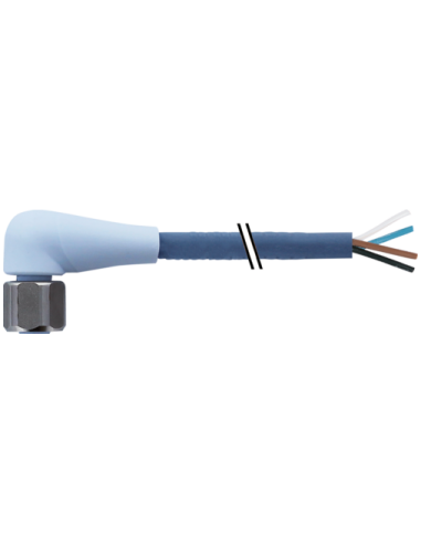 Konektor M12 żeński 90° z zabezpieczeniem koncem, F B PRO 7024-12341-3212500 | Przewody i Złącza | Eshop Dopak | Wszystko dla Pr