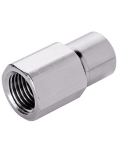 Złączka pneumatyczna wtykowa prosta G 1/8 GW do węża fi 8 mm, mosiądz niklowany, Eisele