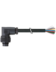 M16 męski, 90°, otwarty koniec 7000-16851-9590200 | Przewody i Złącza | Eshop Dopak | Wszystko dla Przemysłu