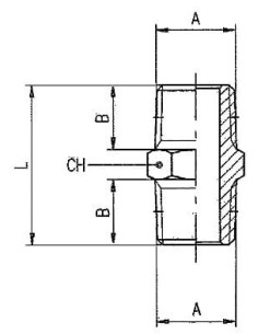 Nypel gwintowany nierdzewny R 1/8 GZ, stal 316L | Hydraulika | Eshop Dopak | Wszystko dla Przemysłu
