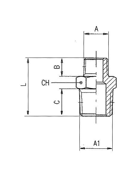 Nypel redukcyjny nierdzewny gwintowany R 1/8 GZ - R 3/8 GZ, stal 316L | Hydraulika | Eshop Dopak | Wszystko dla Przemysłu