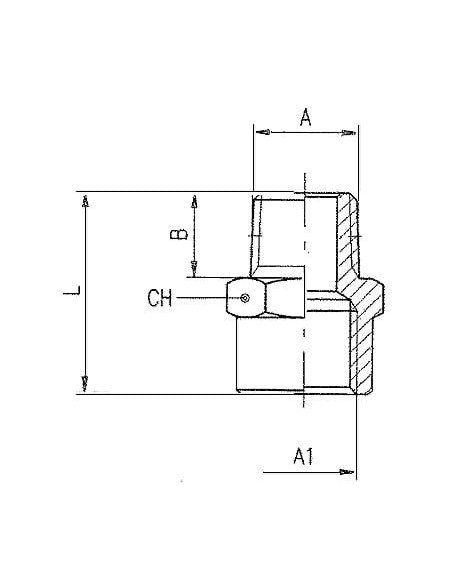 Redukcja nyplowa R3/8z, R1/2w | Hydraulika | Eshop Dopak | Wszystko dla Przemysłu