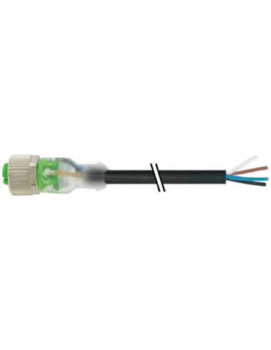 M12 z diodą LED i kablem 7000-12291-6340750 | Przewody i Złącza | Eshop Dopak | Wszystko dla Przemysłu