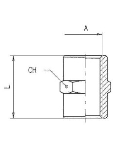 Mufa nierdzewna gwintowana G 1/2 GW, stal 316L | Hydraulika | Eshop Dopak | Wszystko dla Przemysłu 2