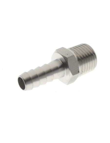 Króciec gwintowany nierdzewny choinka do węża fi 10 mm R 1/2 GZ , stal kwasoodporna 316L | Hydraulika | Eshop Dopak | Wszystko d