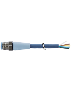 M12 męski 0° na kabel F&B PP-Line 7024-12041-3390750 | Przewody i Złącza | Eshop Dopak | Wszystko dla Przemysłu