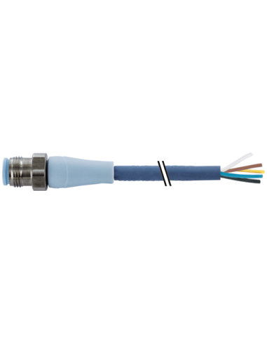 M12 męski 0° na kabel F&B PP-Line 7024-12041-3390750 | Przewody i Złącza | Eshop Dopak | Wszystko dla Przemysłu