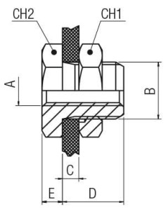 Złączka gwintowana grodziowa GW3/4 (34,5mm) | Hydraulika | Eshop Dopak | Wszystko dla Przemysłu 2