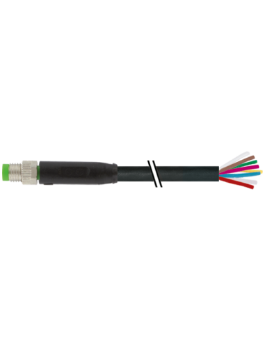 M8 damski 0° na kabel 7000-08921-6960750 | Przewody i Złącza | Eshop Dopak | Wszystko dla Przemysłu