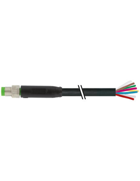 M8 damski 0° na kabel 7000-08921-6960750 | Przewody i Złącza | Eshop Dopak | Wszystko dla Przemysłu
