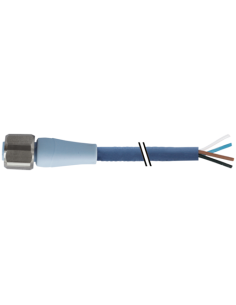 M12 żeńskie 0° do kabla F&B PP-Line 7024-12221-3210030 | Przewody i Złącza | Eshop Dopak | Wszystko dla Przemysłu