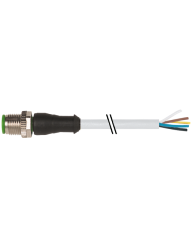 M12 damski 0° kod A. z kabel 7000-12041-2351200 | Przewody i Złącza | Eshop Dopak | Wszystko dla Przemysłu
